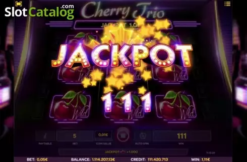 jackpot. Cherry Trio yuvası