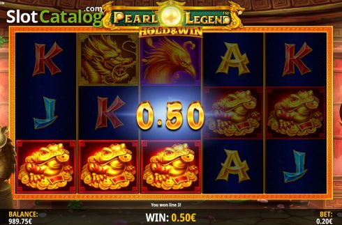 Win Screen 2. Pearl Legend Hold and Win slot