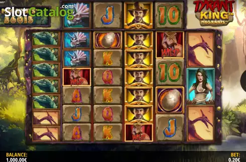 Bildschirm3. Tyrant King Megaways slot
