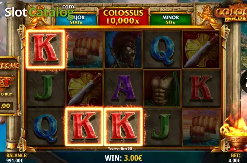 Οθόνη4. Colossus: Hold & Win Κουλοχέρης 