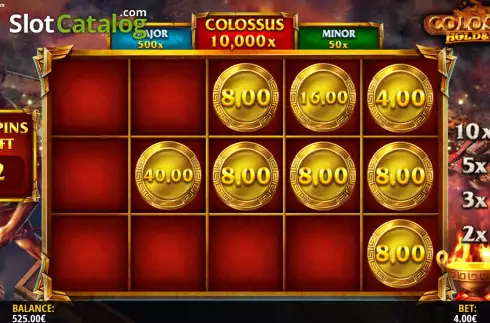 Οθόνη9. Colossus: Hold & Win Κουλοχέρης 