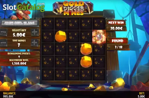 Game Screen 5. Gold Digger: Mines slot