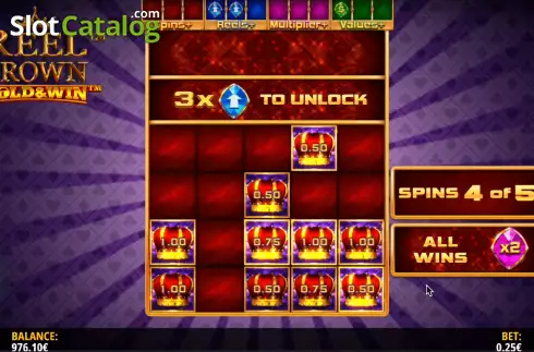 Ecran9. Reel Crown Hold and Win slot