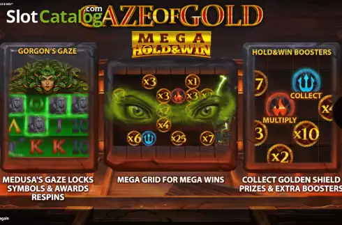 Schermo2. Gaze of Gold slot