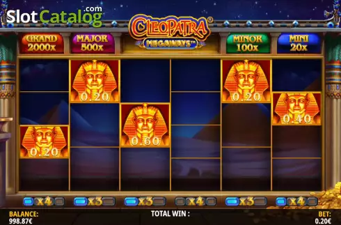 Bildschirm7. Cleopatra Megaways slot