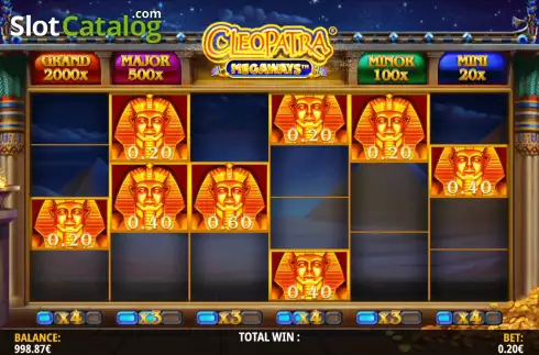 Bonus Game 3. Cleopatra Megaways slot
