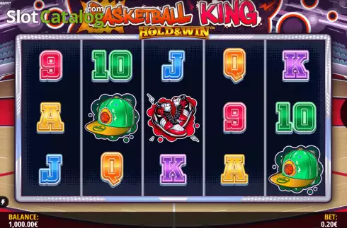 Reels Screen. Basketball King Hold and Win slot