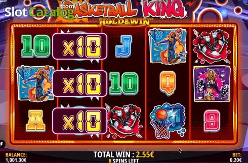 Écran7. Basketball King Hold and Win Machine à sous