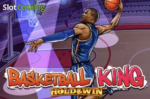 Basketball King Hold and Win Logo