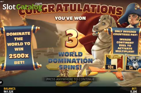 Bonus Game 1. Mighty Empire Hold & Win slot