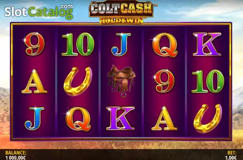 Game screen. Colt Cash: Hold and Win slot