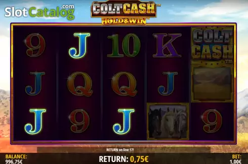 Win screen. Colt Cash: Hold and Win slot