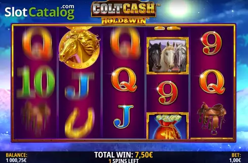Free Spins screen 3. Colt Cash: Hold and Win slot
