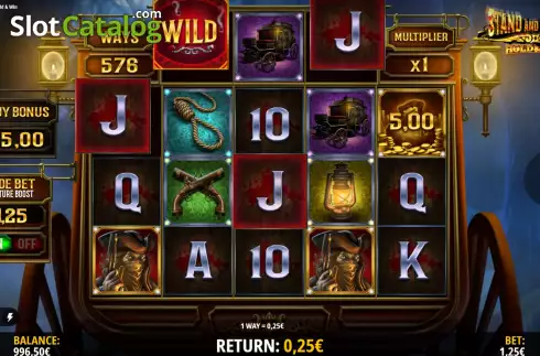 Schermo5. Stand and Deliver (iSoftBet) slot