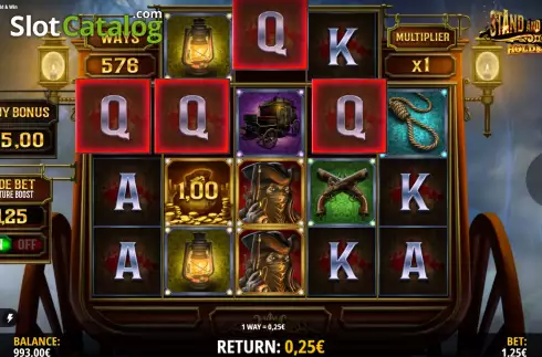 Schermo6. Stand and Deliver (iSoftBet) slot