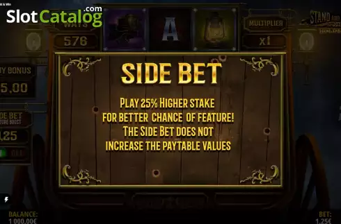 Schermo4. Stand and Deliver (iSoftBet) slot