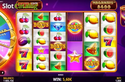 Free Spins Win Screen. Fever Spin Megaways slot