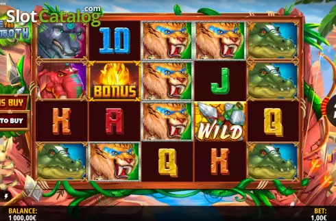Game Screen. Rise of the Sabertooth slot