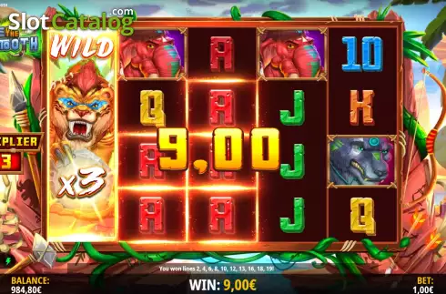 Win Screen 2. Rise of the Sabertooth slot