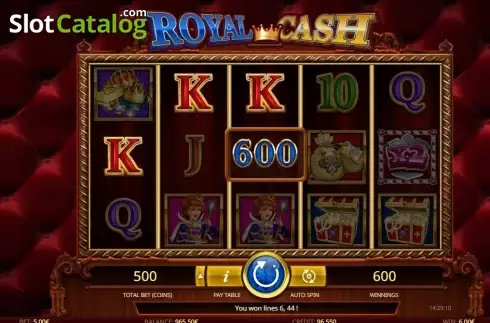Win Screen 2. Royal Cash Pulse slot