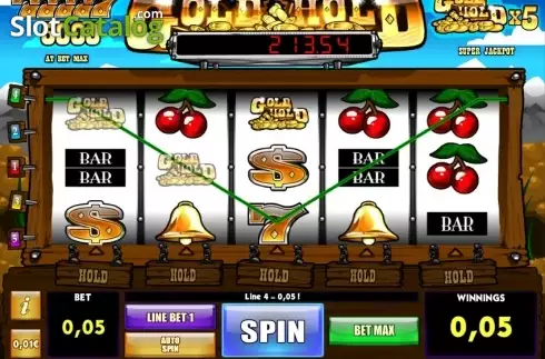 Win Screen . Gold Hold slot