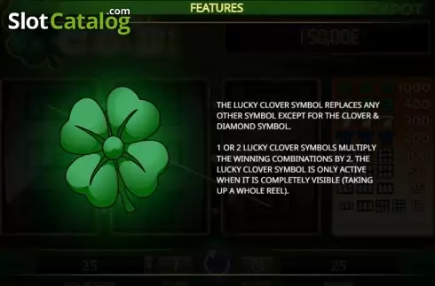 Paytable 2. Lucky Clover (New) iSoftBet slot