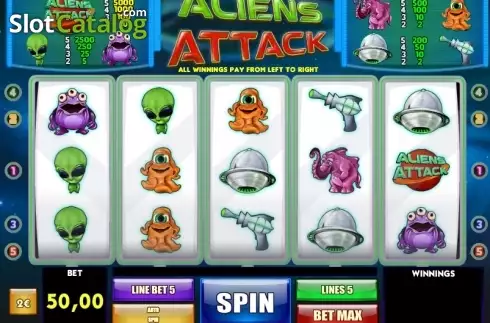 Aliens Attack ロゴ