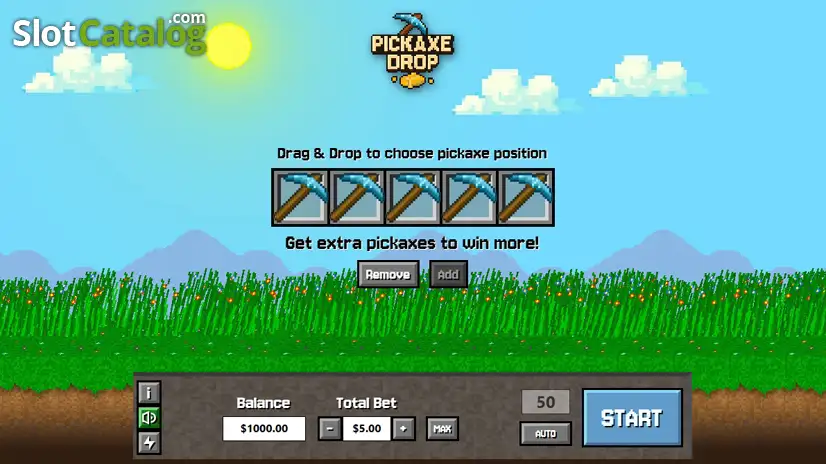 Pickaxe Drop Slot Pickaxe Drop Slot