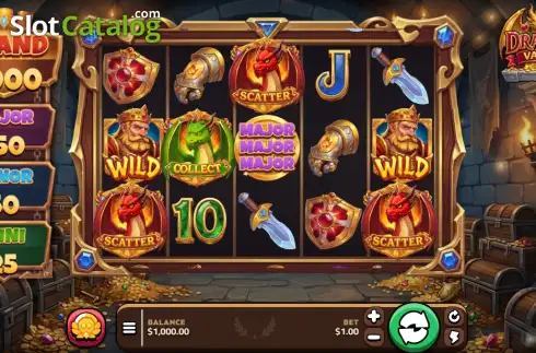 画面2. Dragon Vault カジノスロット