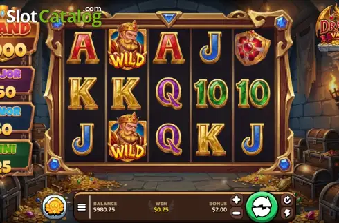 画面3. Dragon Vault カジノスロット