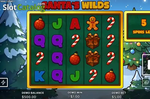 Schermo2. Santas Wilds slot