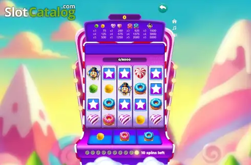 Ekran2. Mega Candy Cash yuvası