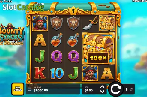 Ekran2. Bounty Stacks yuvası