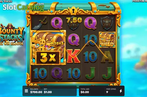 Ekran3. Bounty Stacks yuvası
