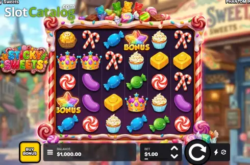 Ecran2. Sticky Sweets slot