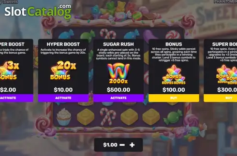 Ecran3. Sticky Sweets slot