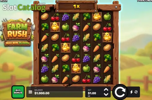 Skärmdump2. Farm Rush slot