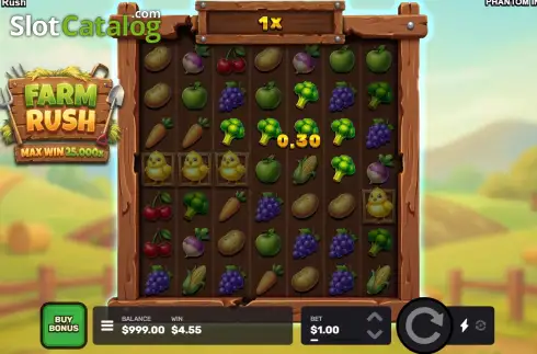 Skärmdump3. Farm Rush slot