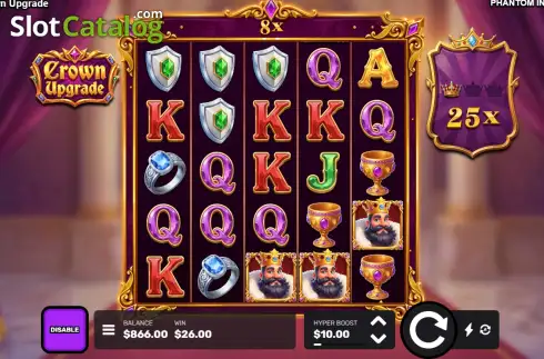 Ecran3. Crown Upgrad slot