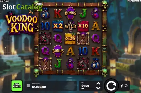 Schermo2. Voodoo King slot