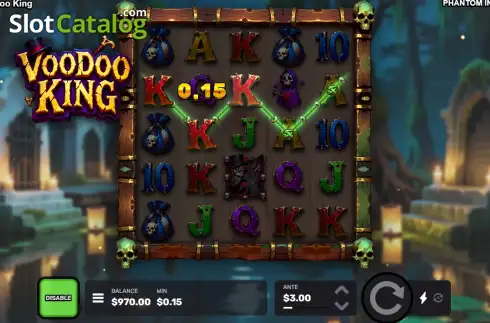 Schermo3. Voodoo King slot