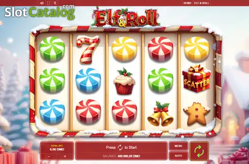 画面2. Elf & Roll カジノスロット