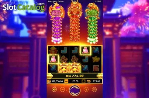 Pantalla3. Firecrackers Fortune Tragamonedas 