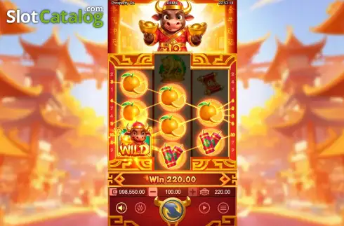 Schermo3. Prosperity Ox (Rectangle Games) slot