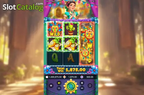 Schermo3. Fiesta Green (Rectangle Games) slot