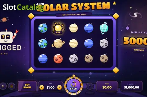 Écran2. Solar System Machine à sous