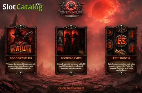 Ekran2. Crimson Eclipse yuvası