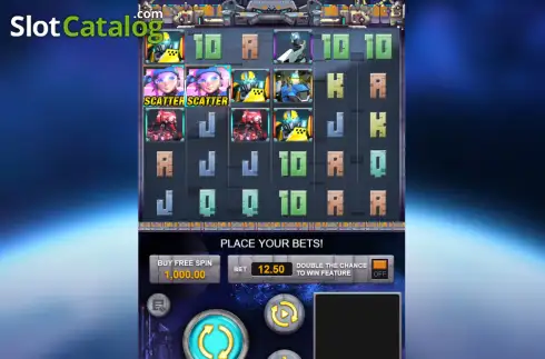 Ekran2. Galactic War Robot yuvası
