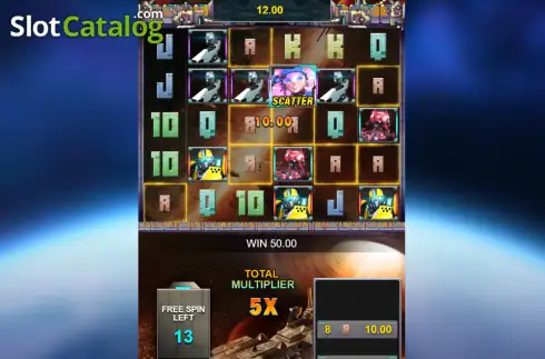 Ekran3. Galactic War Robot yuvası
