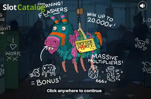 Start Screen. Office Party slot